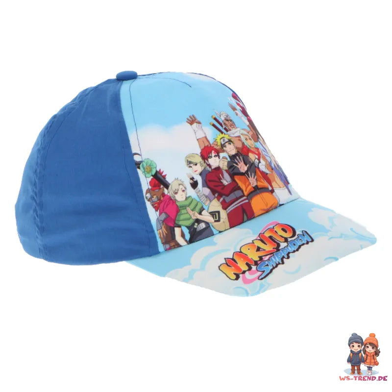 Anime Naruto und seine Freunde Basecap Baseball Kappe - WS-Trend.de Mütze 55 Jungen