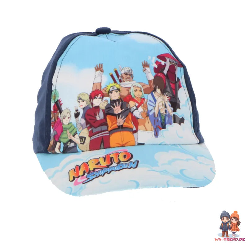Anime Naruto und seine Freunde Basecap Baseball Kappe - WS-Trend.de Mütze 55 Jungen