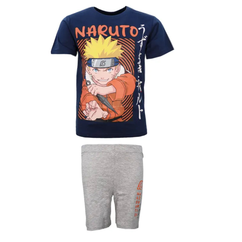 Anime Naruto Shippuden kurzarm Schlafanzug Pyjama Shirt Shorts - WS-Trend.de 134-164