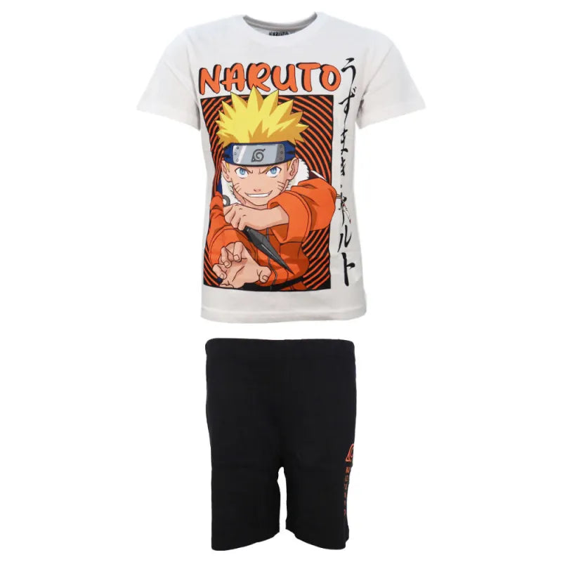 Anime Naruto Shippuden kurzarm Schlafanzug Pyjama Shirt Shorts - WS-Trend.de 134-164