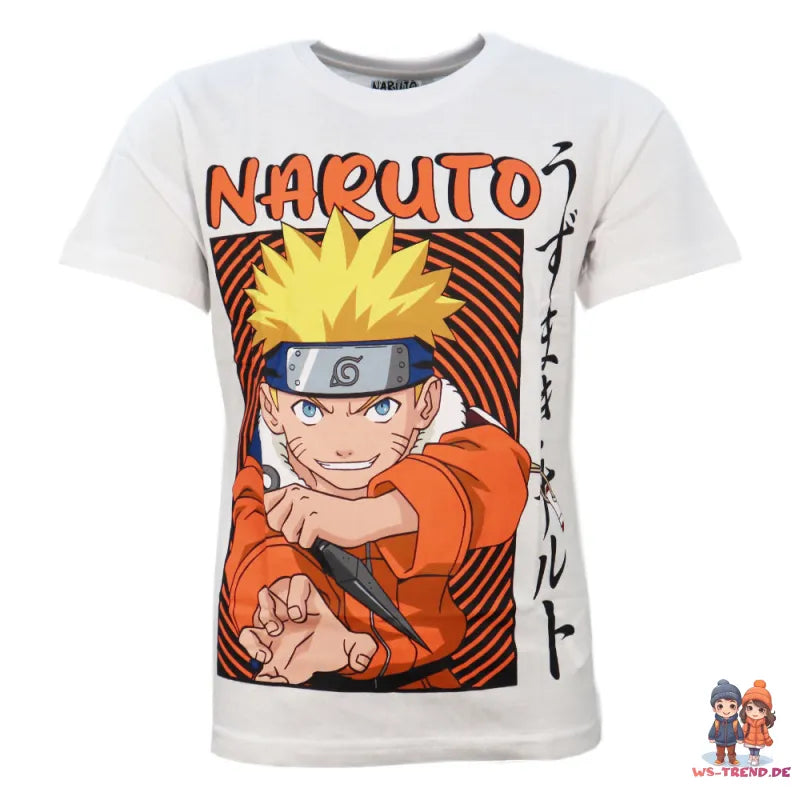 Anime Naruto Shippuden kurzarm Schlafanzug Pyjama Shirt Shorts - WS-Trend.de 134-164
