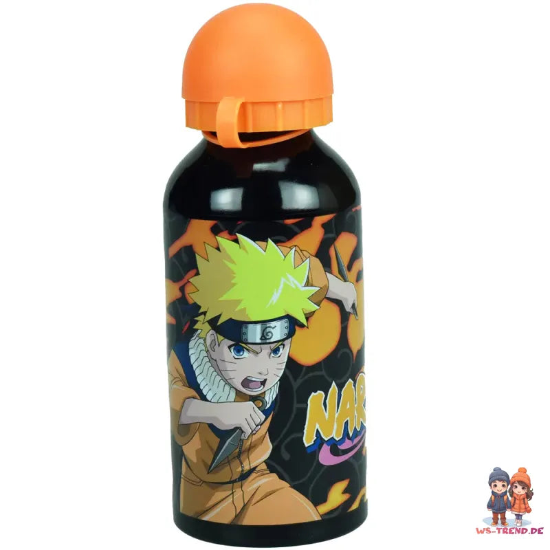 Anime Naruto Shippuden 2 tlg Lunchset Brotdose plus Alu Trinkflasche 400 ml - WS-Trend.de