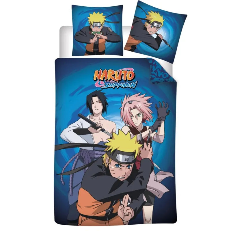 Naruto Shippuden Kinder BettwΓ€sche Set - WS-Trend.de Mikrofaser 2tlg 135/140x200 63x63 cm