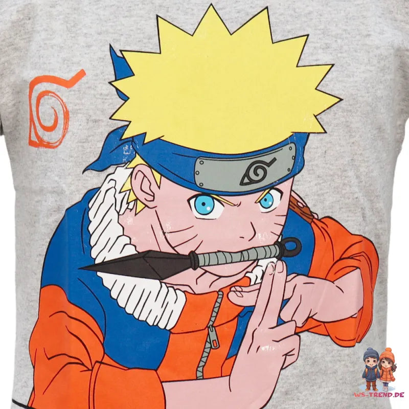 Anime Naruto Shippuden Kinder Jungen kurzarm Shirt T-Shirt - WS-Trend.de Gr. 104-152