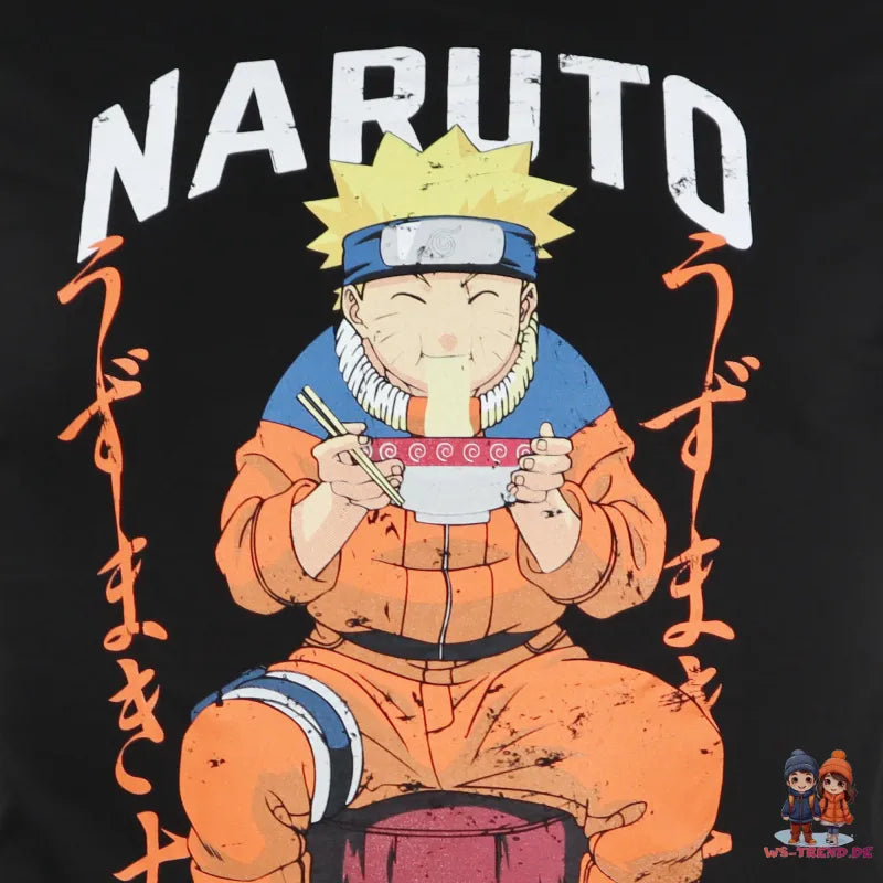 Anime Naruto Shippuden Herren kurzarm Shirt T-Shirt - WS-Trend.de 100% Baumwolle M-XXL