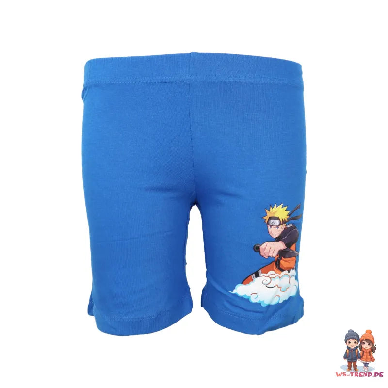 Anime Naruto Shippuden Sommerset Shorts plus T-Shirt - WS-Trend.de Gr. 104 bis 152 Baumwolle