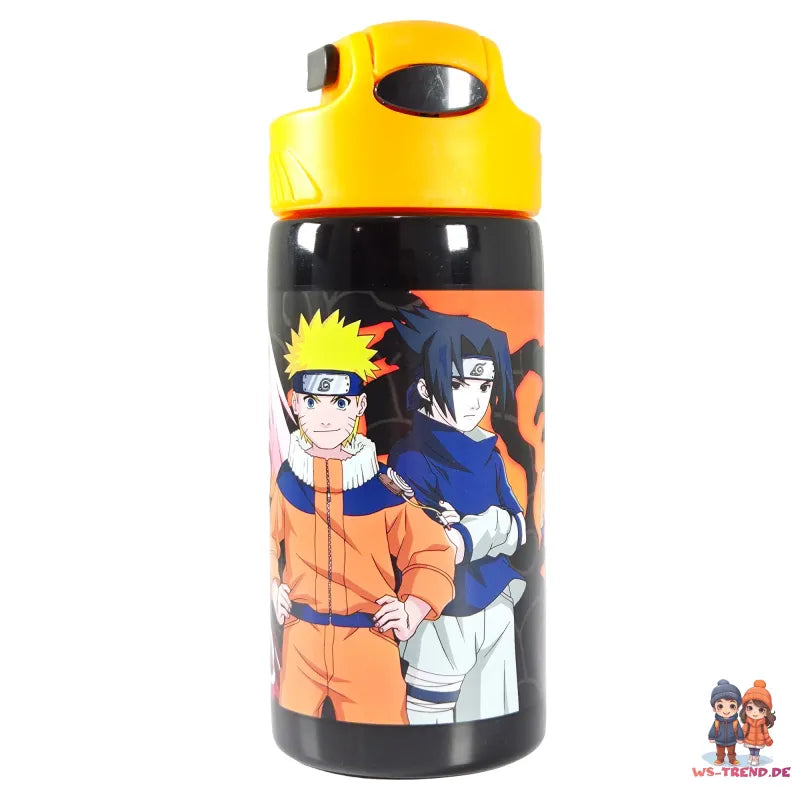 Anime Naruto Shippuden Sasuke ALU - Wasserflasche Trinkflasche Flasche 500 ml - WS-Trend.de