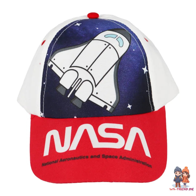 NASA Space Kinder Jungen Basecap Baseball Kappe Mütze - WS-Trend.de Hut Gr. 48-51