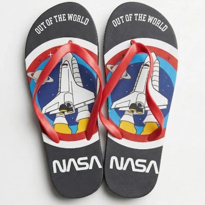 NASA Space Center Jungen FlipFlops Sandalen Latschen Zehentrenner - WS-Trend.de