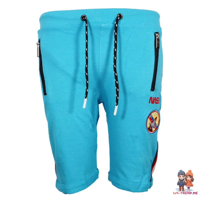 NASA Space Center Jungen Shorts Bermudas - WS-Trend.de Gr. 104 bis 164 Baumwolle