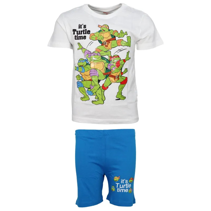 Teenage Mutant Ninja Turtles Kinder Jungen kurzarm Schlafanzug Pyjama - WS-Trend.de 104-134