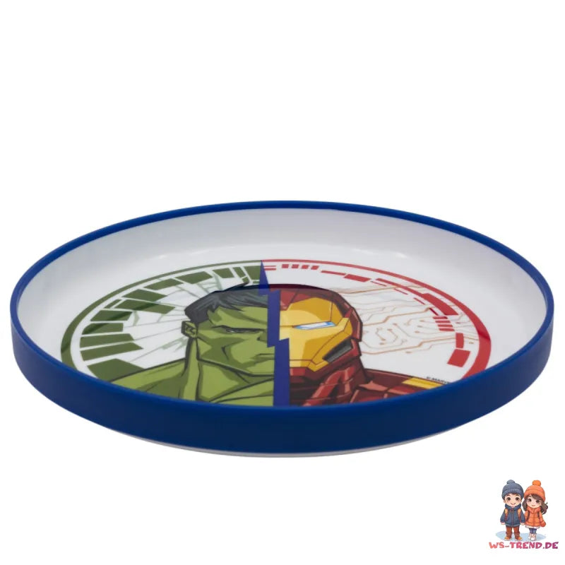 Marvel Avengers Kinder antirutsch Geschirr-Set 3 teilig Becher Teller Schüssel - WS-Trend.de
