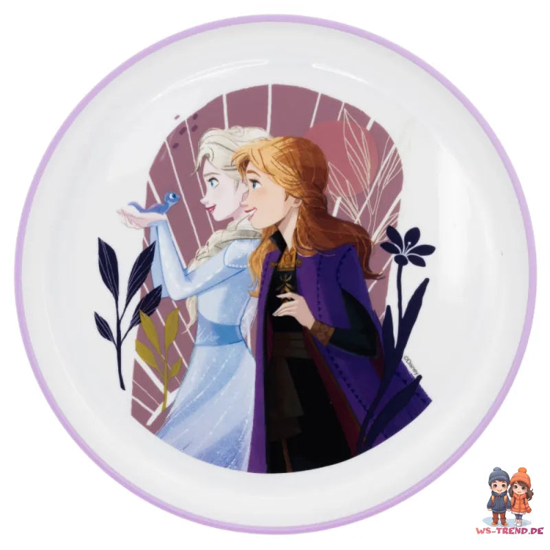 Disney Die Eiskönigin Elsa Geschirr-Set 5 teilig Becher Teller Schüssel Besteck - WS-Trend.de