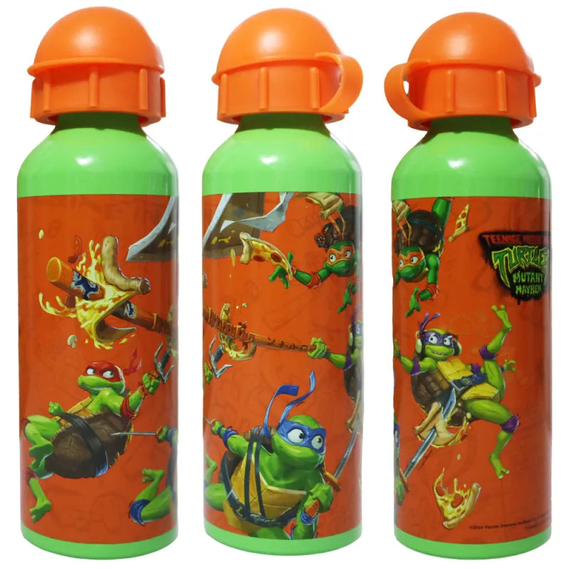 Teenage Mutant Ninja Turtles ALU Wasserflasche Trinkflasche Flasche 500 ml WS Trend.de