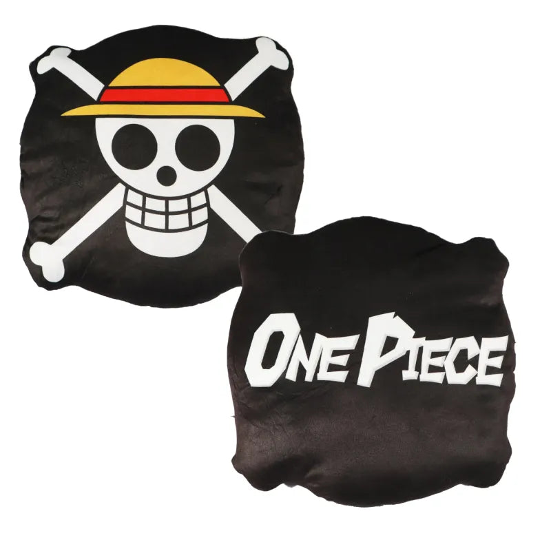 Anime One Piece Totenkopf mini Kissen Dekokissen 3D Cushion 30x30x7 cm - WS-Trend.de