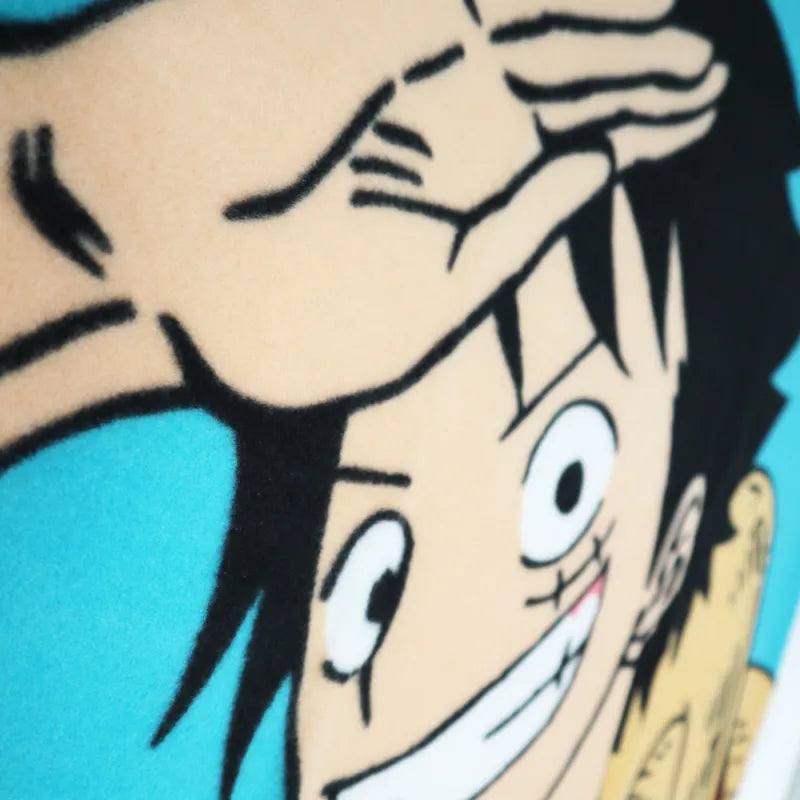Anime One Piece Luffy Kinder Fleecedecke leichte Kuscheldecke 100x140 cm - WS-Trend.de