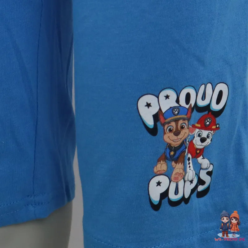 Paw Patrol Chase Rubble Marshall Sommerset Shorts plus T-Shirt - WS-Trend.de 98-128 Blau