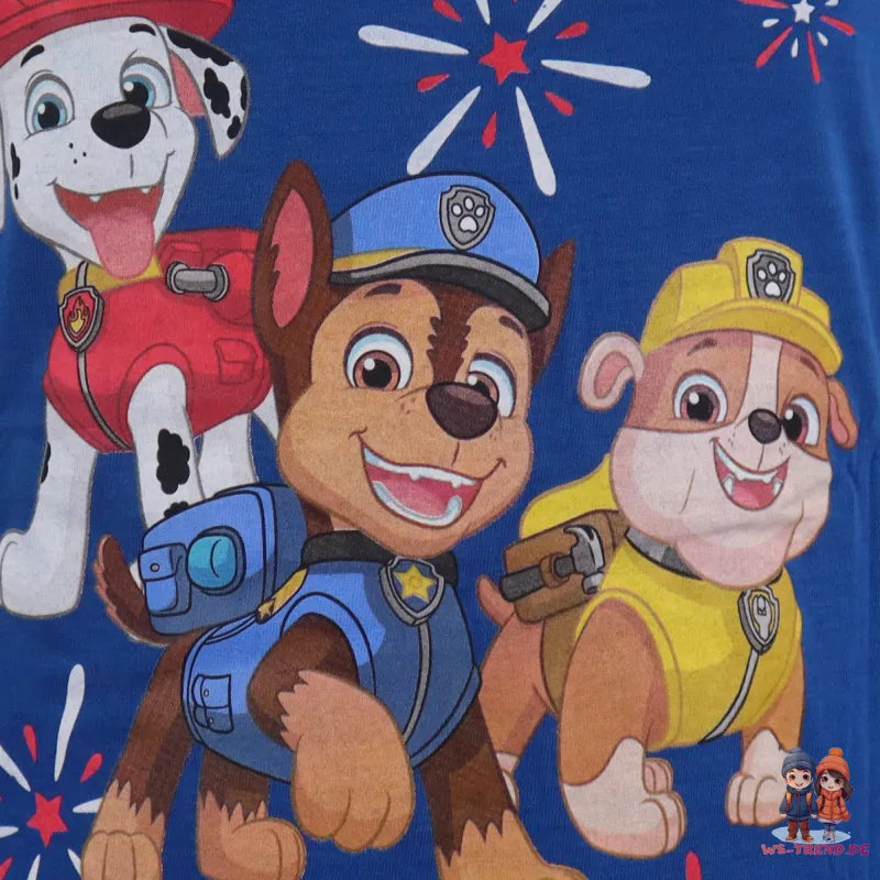 Paw Patrol Chase Rubble Marshall Sommerset Shorts plus T-Shirt - WS-Trend.de 98-128 Blau