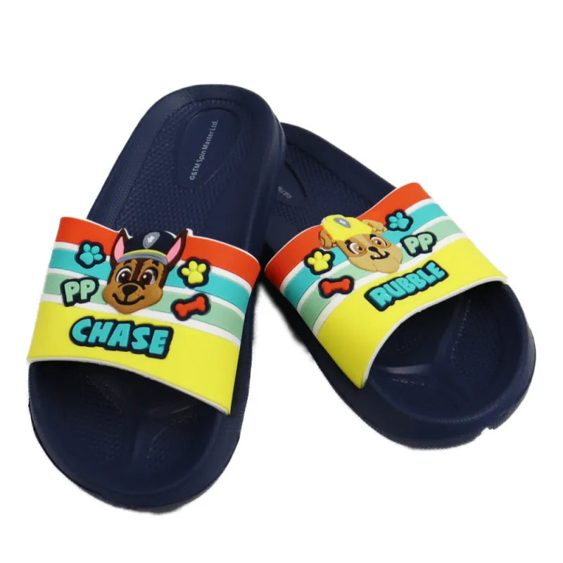 Paw Patrol Chase Rubble - Sandalen Badeschuhe 3D Optik - WS-Trend.de Kinder - Latschen 25 - 32 Marshall