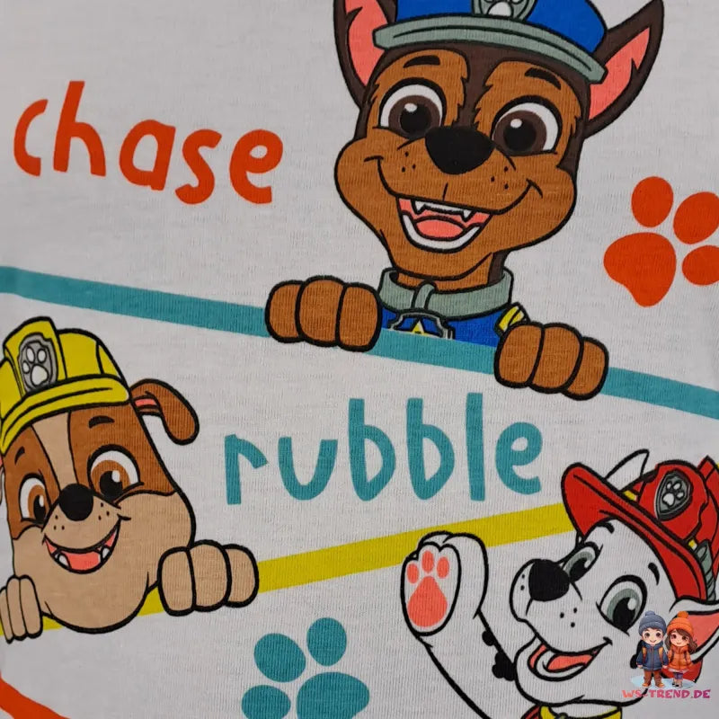 Paw Patrol Jungen Kinder Schlafanzug Pyjama - WS-Trend.de Welpen kurzarm 98 - 128 Baumwolle
