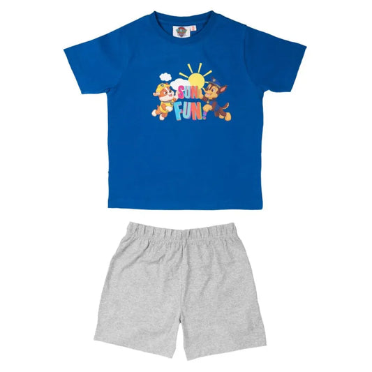 Paw Patrol Jungen Kinder Schlafanzug Pyjama - WS-Trend.de Welpen kurzarm 98 -116 Baumwolle
