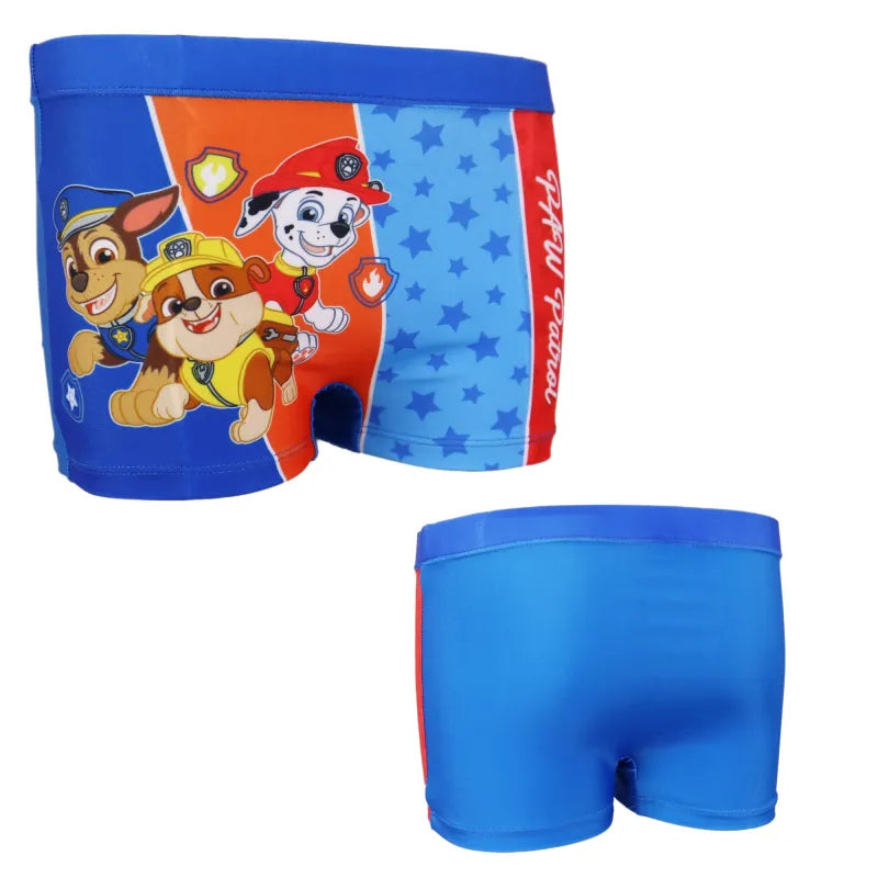 Paw Patrol Kinder Badehose Badeshorts - WS-Trend.de Shorts jungen Bademode Gr. 98-128 Rot Blau