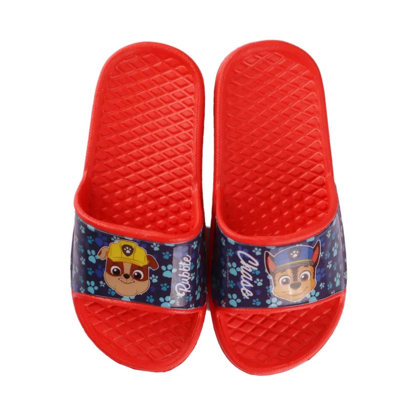 Paw Patrol Kinder Sandalen Badeschuhe - WS-Trend.de Latschen 25-32 Chase Rubble Rot