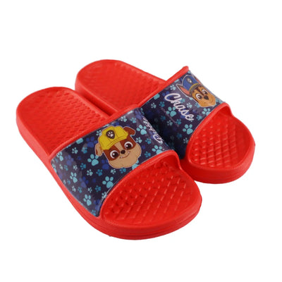 Paw Patrol Kinder Sandalen Badeschuhe - WS-Trend.de Latschen 25-32 Chase Rubble Rot