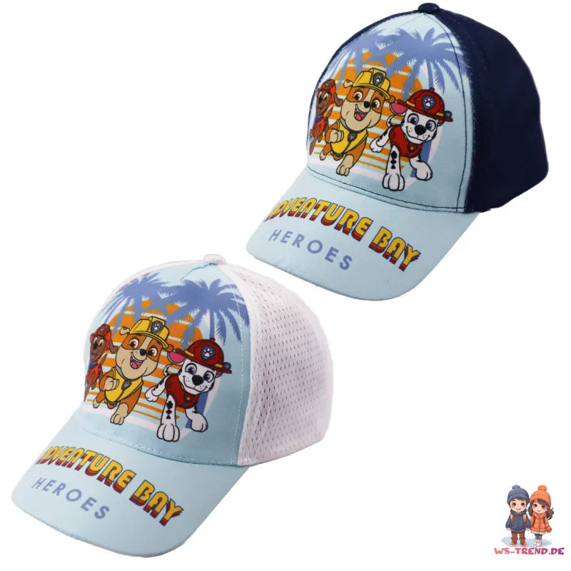 Paw Patrol Rubble Zuma Marshall Kinder Baseball Kappe - WS-Trend.de Baby Basecap Mütze Hut Jungen Gr. 52-54
