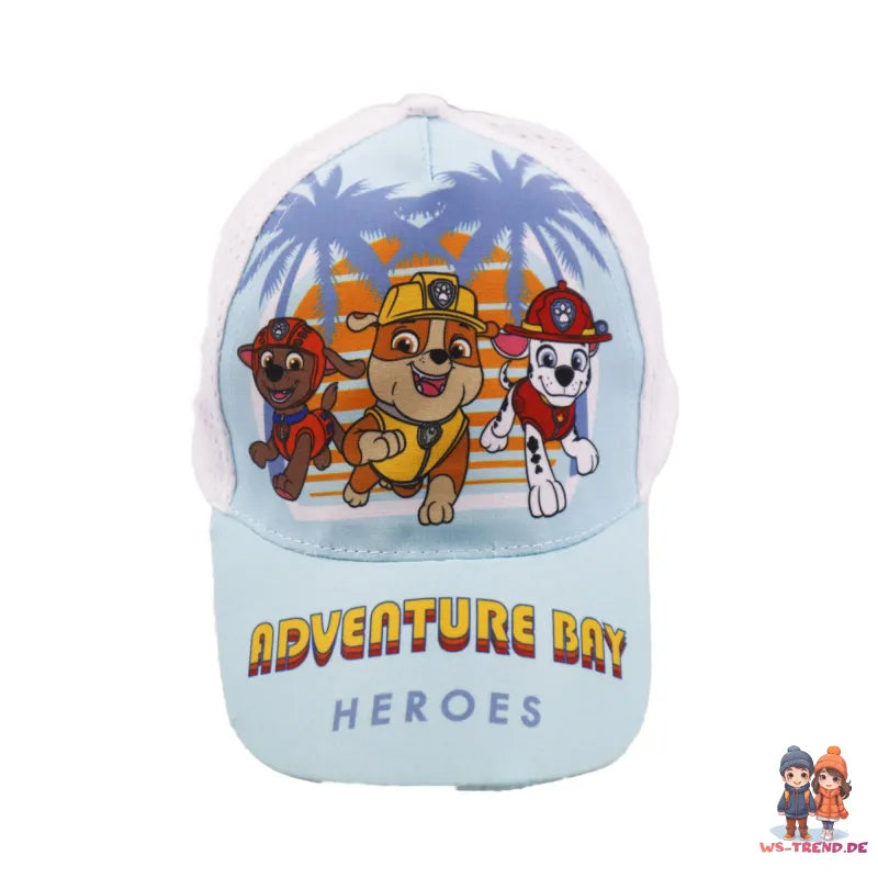 Paw Patrol Rubble Zuma Marshall Kinder Baseball Kappe - WS-Trend.de Baby Basecap Mütze Hut Jungen Gr. 52-54