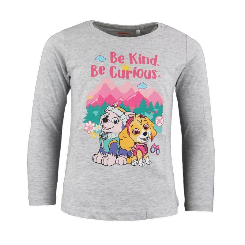 Paw Patrol Skye und Everest Kinder Langarmshirt - WS-Trend.de Mädchen langarm Shirt - 98 bis 128 aus Baumwolle