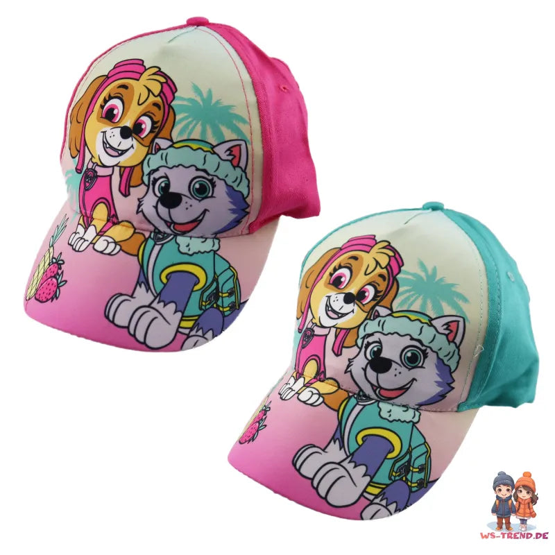 Paw Patrol Skye Kinder Baseball Kappe - WS-Trend.de Patro Kappe- Basecap Mädchen 52 - 54 cm