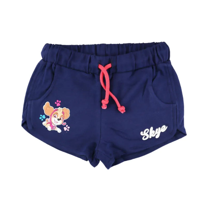 Paw Patrol Skye Kinder Shorts - WS-Trend.de Everest Mädchen - Blau Grau 98-128 Baumwolle