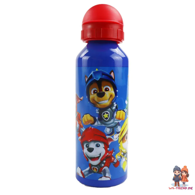 Paw Patrol Alu Wasserflasche Trinkflasche XL Flasche 520 ml WS Trend.de Chase Rubble Marshall