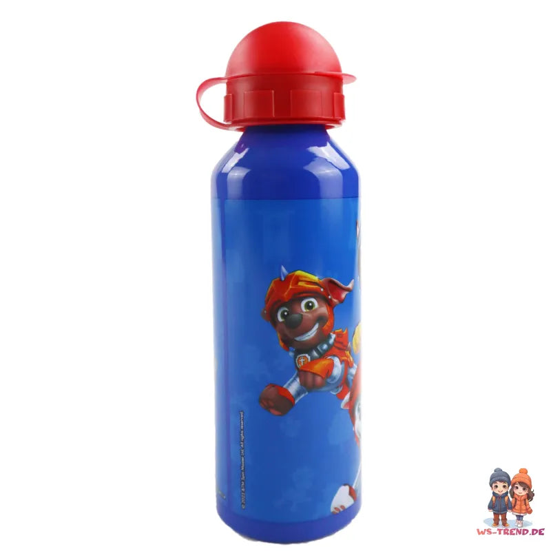 Paw Patrol Alu Wasserflasche Trinkflasche XL Flasche 520 ml WS Trend.de Chase Rubble Marshall