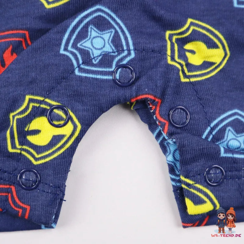 Paw Patrol Baby Kurzarm Body Strampler - WS-Trend.de Schlafanzug Gr. 62 bis 92