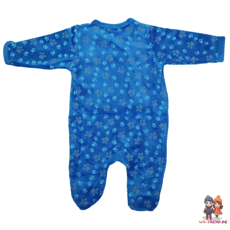 Paw Patrol Chase Baby Kleinkind Velour Body Strampler Einteiler - WS-Trend.de Gr. 62 - 92