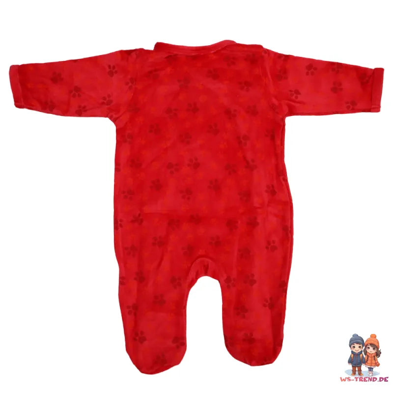 Paw Patrol Chase Baby Kleinkind Velour Body Strampler Einteiler - WS-Trend.de Gr. 62 - 92