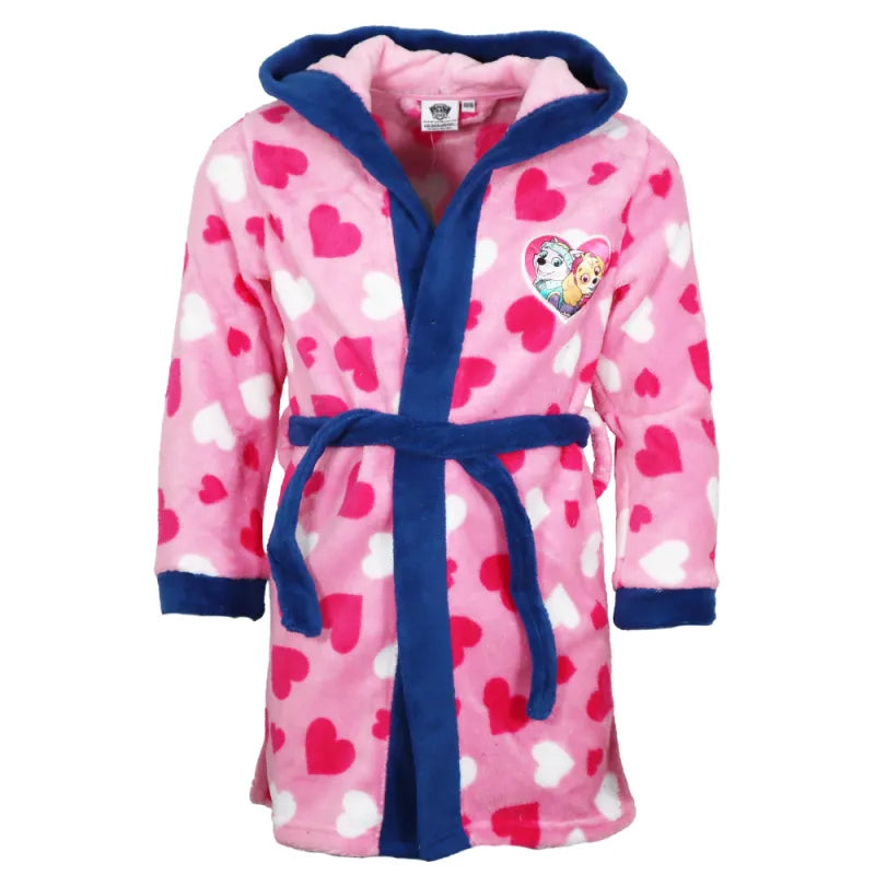Paw Patrol Skye Everest Mädchen Kinder Fleece Bademantel mit Kapuze - WS-Trend.de 110/116