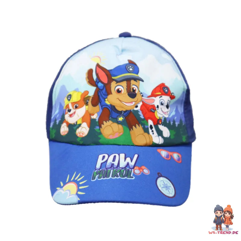 Paw Patrol Kinder Jungen Basecap Baseball Kappe Mütze - WS-Trend.de Gr. 51-53