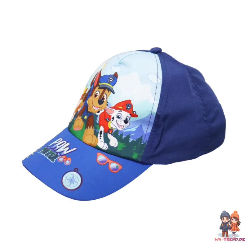 Paw Patrol Kinder Jungen Basecap Baseball Kappe Mütze - WS-Trend.de Gr. 51-53