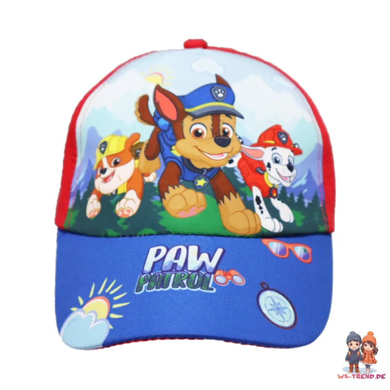 Paw Patrol Kinder Jungen Basecap Baseball Kappe Mütze - WS-Trend.de Gr. 51-53