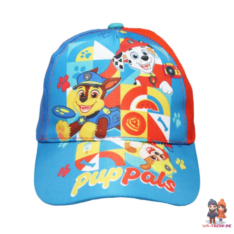 Paw Patrol Chase Rubble Kinder Jungen Basecap Baseball Kappe - WS-Trend.de Mütze Gr. 52-54