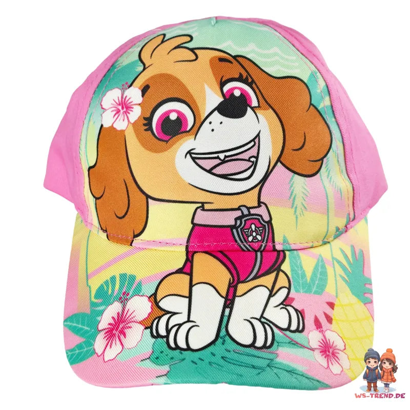 Paw Patrol Skye Kinder Basecap Baseball Kappe Mütze - WS-Trend.de Gr. 52 - 54