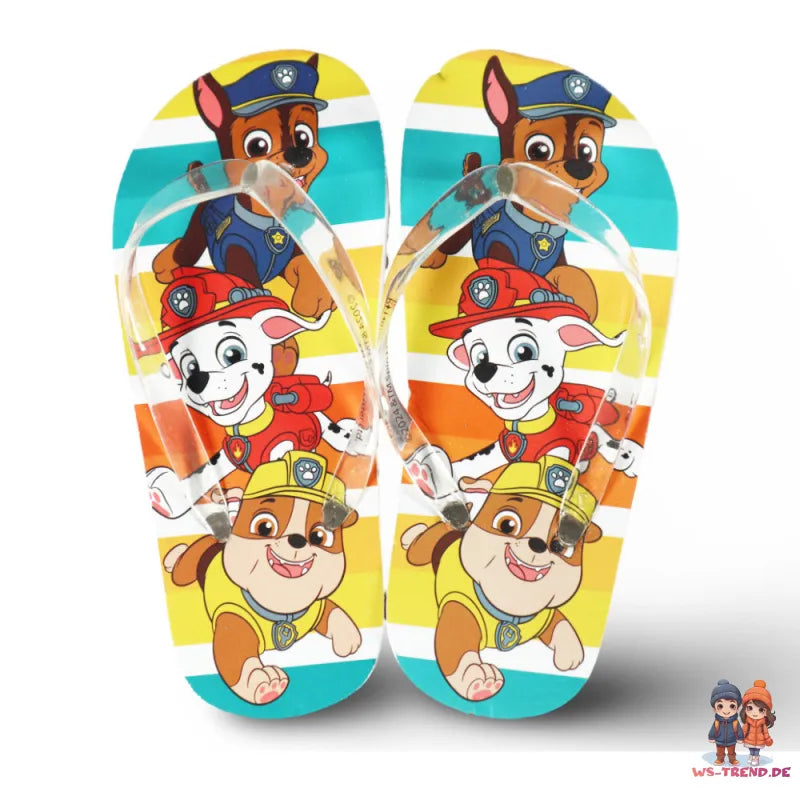 Paw Patrol Chase Kinder Flip Flops Zehentrenner Sandalen Latschen - WS-Trend.de 25-34