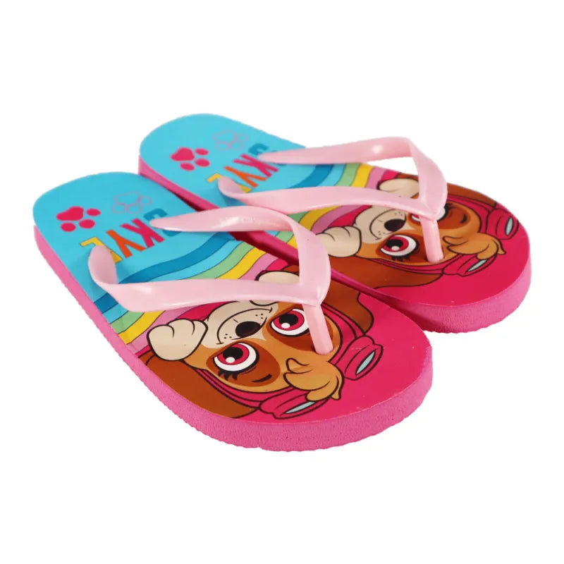 Paw Patrol Skye FlipFlops Zehentrenner Kinder Sandalen Latschen - WS-Trend.de - 23-32