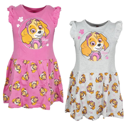Paw Patrol Skye Kinder Mädchen Sommerkleid Kleid WS Trend.de Gr 98 128 Baumwolle