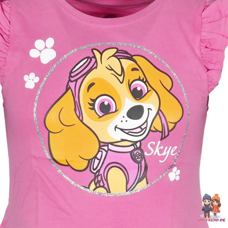 Paw Patrol Skye Kinder Mädchen Sommerkleid Kleid WS Trend.de Gr 98 128 Baumwolle