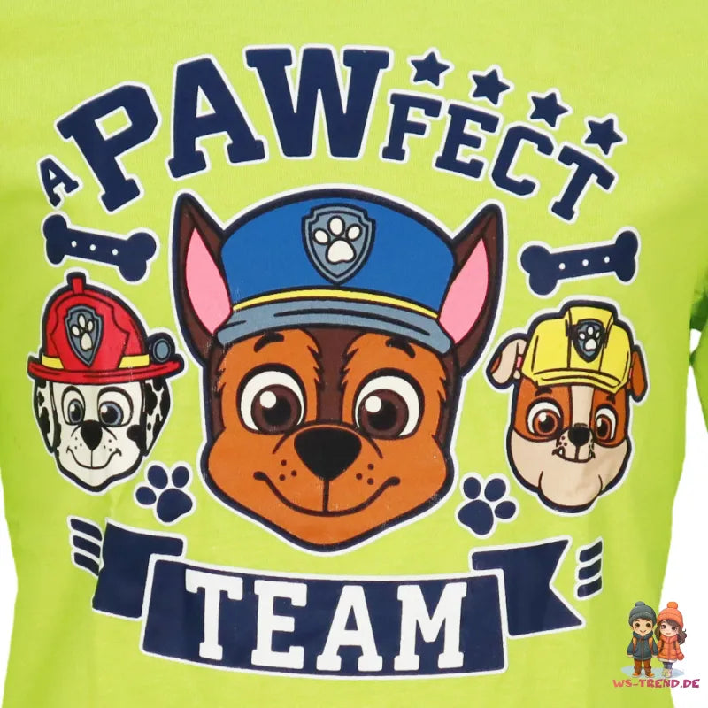 Paw Patrol Chase Marshall Kinder langarm Shirt - WS-Trend.de Jungen 98 -128 Baumwolle Rubble