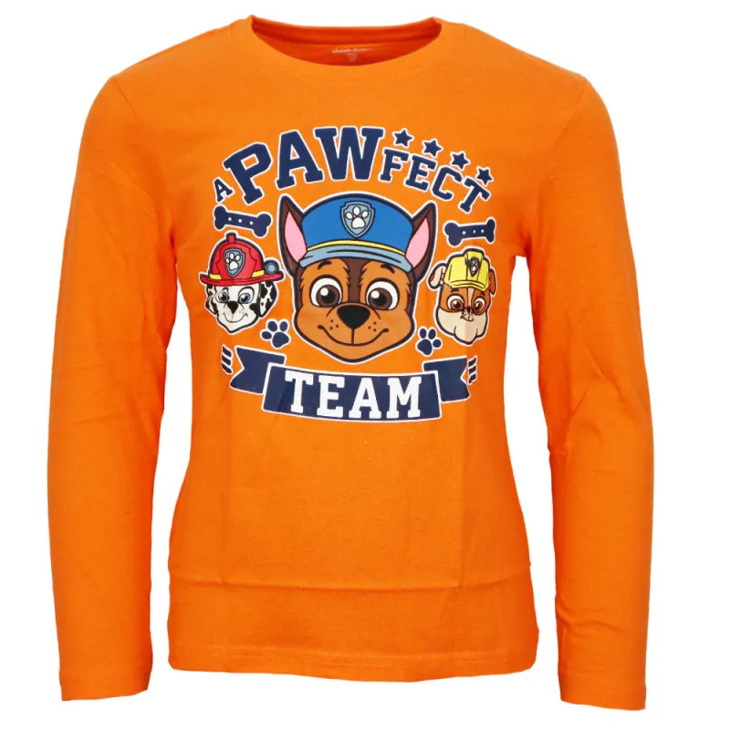 Paw Patrol Chase Marshall Kinder langarm Shirt - WS-Trend.de Jungen 98 -128 Baumwolle Rubble